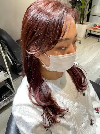 セミロング F.所属・miku 🍑髪質改善サロンのヘアスタイル