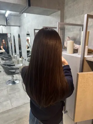 ロング カラー NOOS omotesando所属・あなたのお悩み改善" You"💚❤️💛のヘアスタイル