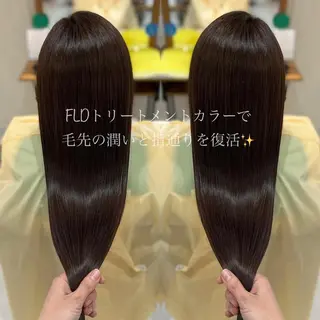 ロング カラー 堀口 彩佳のヘアスタイル