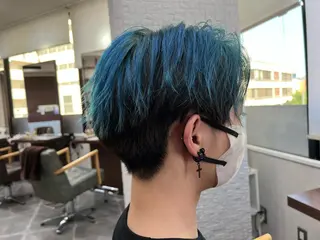 カラー メンズ 長内  大明のヘアスタイル