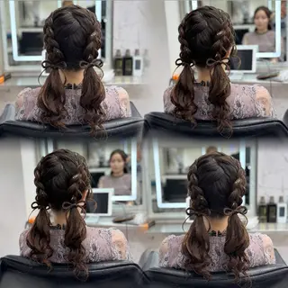 ロング ヘアアレンジ JPCY MIRIYAのヘアスタイル