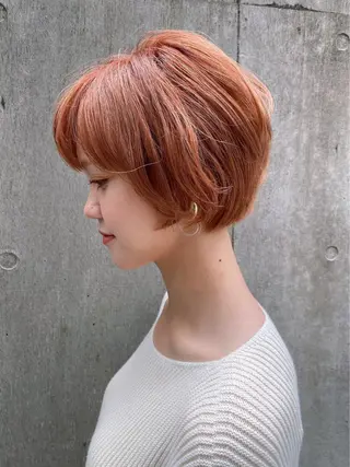 ミディアム カラー ヘアアレンジ 💎yuto💎 ハイトーン/韓国ヘアのヘアスタイル