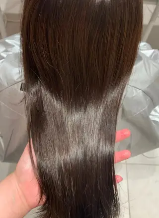 ロング カラー ヘアアレンジ 内田 志乃のヘアスタイル