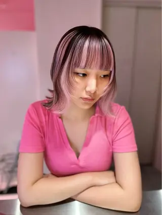 カラー ブリーチカラー 特化/MAHIROのヘアスタイル