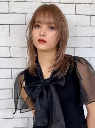 セミロング hair salon Ranun髪質改善のヘアスタイル