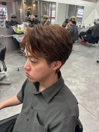 メンズ メンズ特化✨️ 韓国風パーマ🔥一八のヘアスタイル