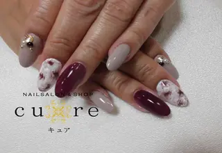 ロング ネイル ネイルサロン Cureのネイルデザイン