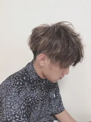 ショート カラー ヘアアレンジ メンズ メンズZina代表 田端 麗治のヘアスタイル