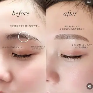 アイブロウ 松崎 有紗のマツエク・マツパデザイン