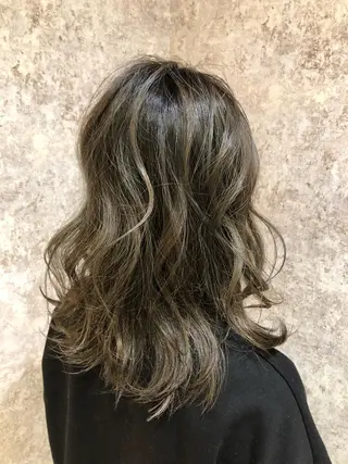 ミディアム カラー 杉田 一浩のヘアスタイル