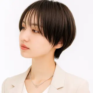 ショート カラー パーマ Gain KAKKY 千種/池下駅3分のヘアスタイル