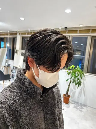 ショート パーマ メンズ AI TOKYO  横浜店所属・メンズ支持数No.1 👑リュウ👑のヘアスタイル