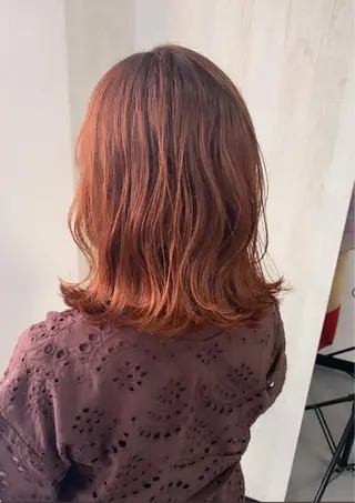 ミディアム カラー ROW町田★ 船木のヘアスタイル