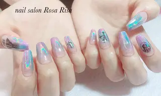 セミロング ネイル ネイルスタジオ シェイクユアハンズのネイルデザイン