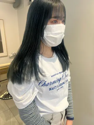 カラー knock所属・knock　國友 華乃のヘアスタイル