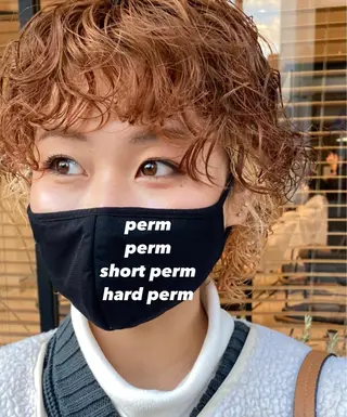 ショート パーマ パーマ指名No1 /namiのヘアスタイル