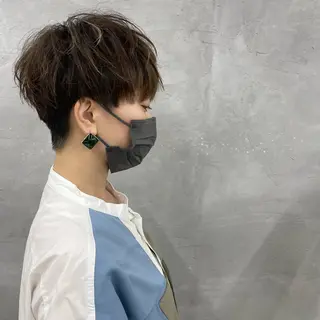 ショート カラー 田畑 智規のヘアスタイル