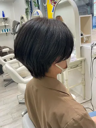 ショート 新籾 尚哉のヘアスタイル