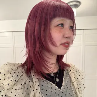 カラー 升方 楓のヘアスタイル