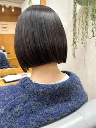 カラー ボブ/ミディアム 親しみやすさ/さくらのヘアスタイル