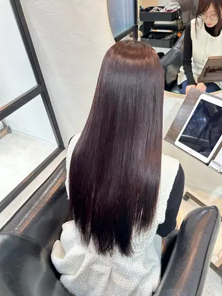 ロング カラー 🤍透明感/韓国風 🤍サクラギヒトミのヘアスタイル