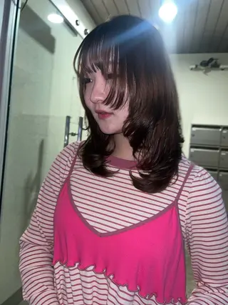 ミディアム siki所属・SIKI yuuna レイヤーカット🪽のヘアスタイル