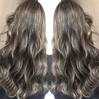 ロング カラー 井上 一平のヘアスタイル