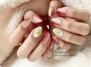 ネイル フルリール 【プライベートサロンのネイルデザイン
