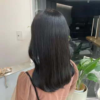 セミロング カラー 澤 佑華 🎀 透明感カラーのヘアスタイル