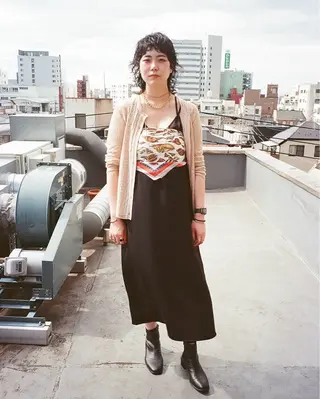 ミディアム パーマ 小森 優哉のヘアスタイル