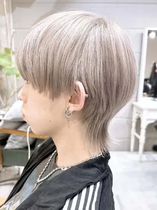 ショート カラー ヘアアレンジ メンズ 𝐑𝐈𝐍𝐊𝐀 🐣🩷のヘアスタイル