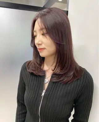 ミディアム カラー ヘアアレンジ Rene'所属・当日予約⭕️ JUNYAのヘアスタイル