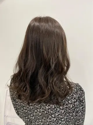 セミロング カラー ヘアアレンジ メンズ キッズ ネイル マツエク・マツパ 💕トレンドうる艶髪 💕TUNE銀座のヘアスタイル