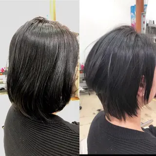 ショート 岩出 俊のヘアスタイル