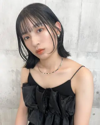 ミディアム カラー channel所属・Natsumi ❤︎のヘアスタイル