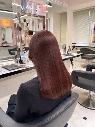 セミロング 🤍🥀韓流暖色レイ ヤー🥀🤍あやねのヘアスタイル