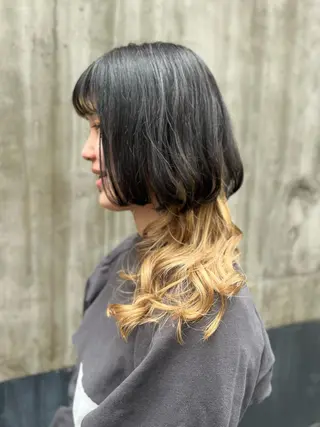 ロング カラー 🍇おぐら めぐみ🍇のヘアスタイル