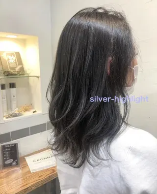 ミディアム カラー La  fith hair lien西宮北口所属・赤み消しカラー/透 明感カラー/有吉優香のヘアスタイル