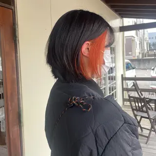 ショート カラー ゆい/メンズカット /レイヤーカットのヘアスタイル