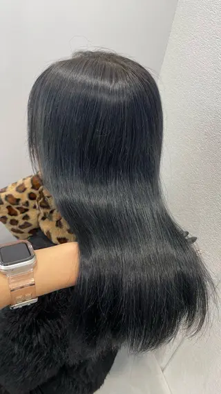 セミロング MIMA / 名駅/グレージュのヘアスタイル