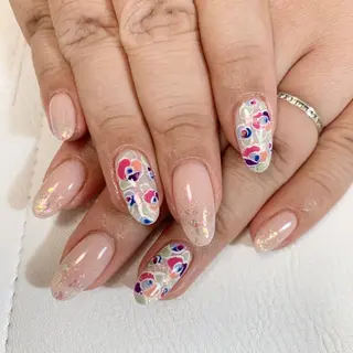 ロング ネイル nailアクイール morishitaのネイルデザイン