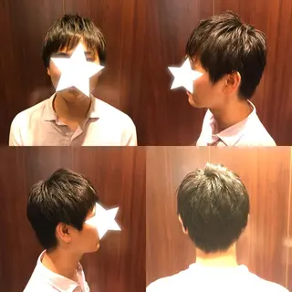 ミディアム メンズ 高橋 亜美奈のヘアスタイル