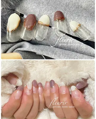 ネイル フルリール 【プライベートサロンのネイルデザイン