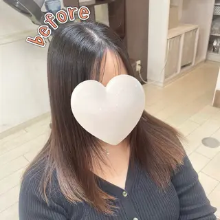 セミロング アミーベル🧸🧡 本店✂️しおりのヘアスタイル