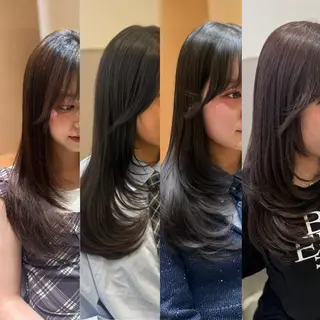 ロング 岡嶋乃愛/layer cut🌈南船橋のヘアスタイル