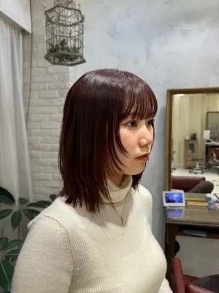 ミディアム vi-ta所属・平田 千莉のヘアスタイル