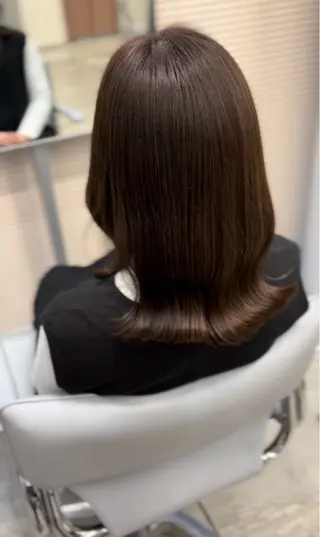 ミディアム 谷 ほのかのヘアスタイル