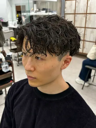 パーマ メンズ 🍐シャドウパーマ メンズ特化/守岡🍐のヘアスタイル