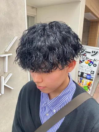 パーマ メンズ 新宿【メンズパーマ】 塩澤太一のヘアスタイル