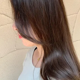 ロング カラー 韓国×巻ける髪質改善 💍maki💍のヘアスタイル